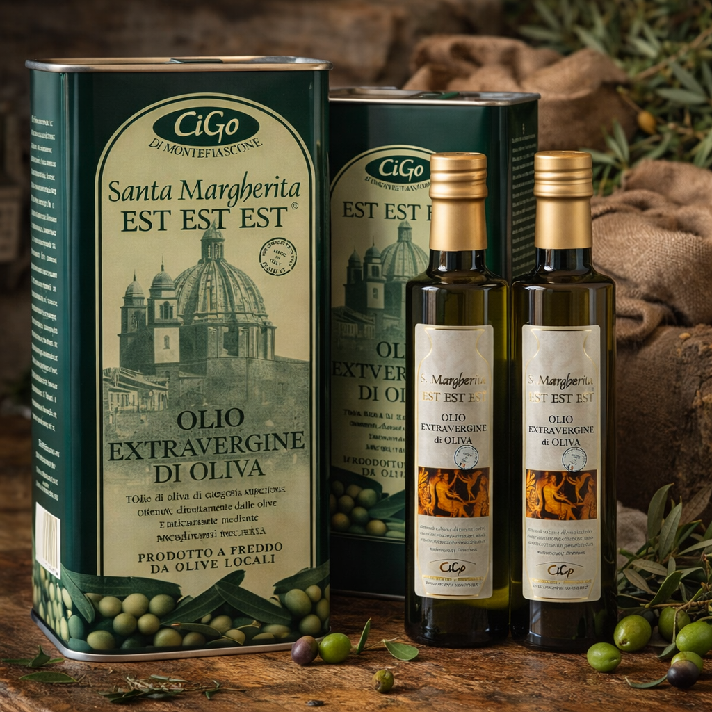 Olio Extra Vergine di Oliva S. Margherita Est Est Est