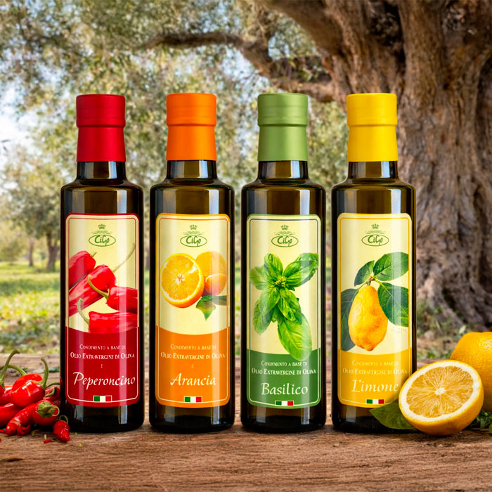 Olio Extravergine di Oliva Aromatizzato